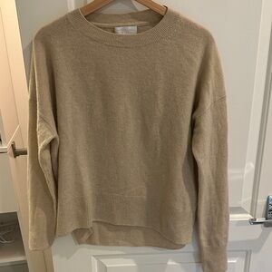 The White Company Cashmere Sweater Oatmeal